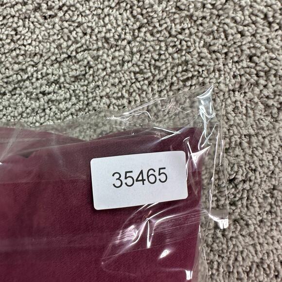 Adidas Trefoil Hoodie Womens Medium Burgundy Red Logo Play Cropped Sweatshirt * - Picture 13 of 13